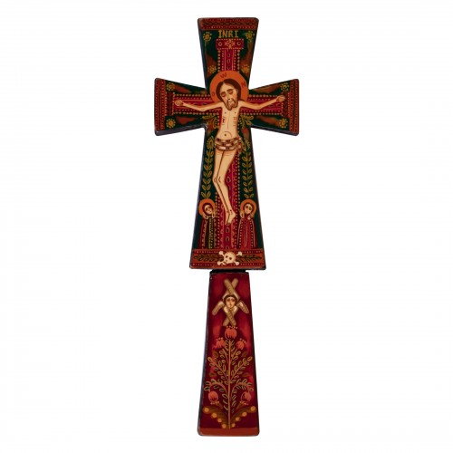Cruce de binecuvântare din lemn, model 1 - 7x20 cm